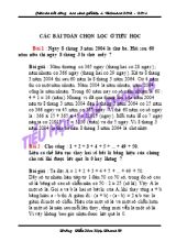 Giáo án bồi dưỡng học sinh giỏi lớp 4 năm học 2013 - 2014